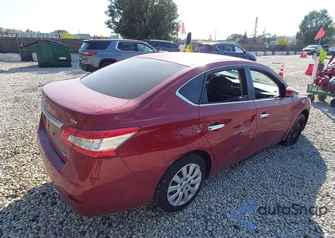 2014 Nissan Sentra Sv from USA, damaged, VIN 3N1AB7AP1EY248521